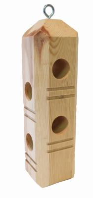 Pine Suet Plug Feeder