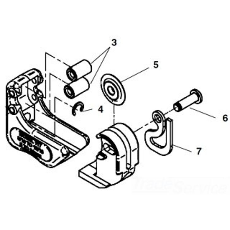 Cutter Wheel Assembly Pin - Compact 0.75" Length, Durable & Precision Engineered