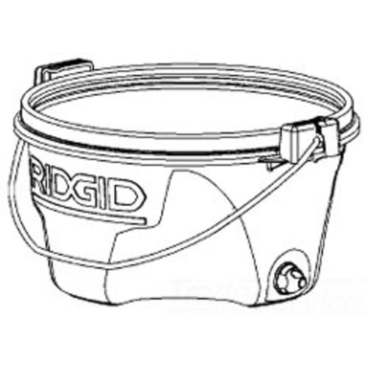 Asm 418 Heavy-Duty Bucket with Ergonomic Handle for Easy Carrying and Versatile Use