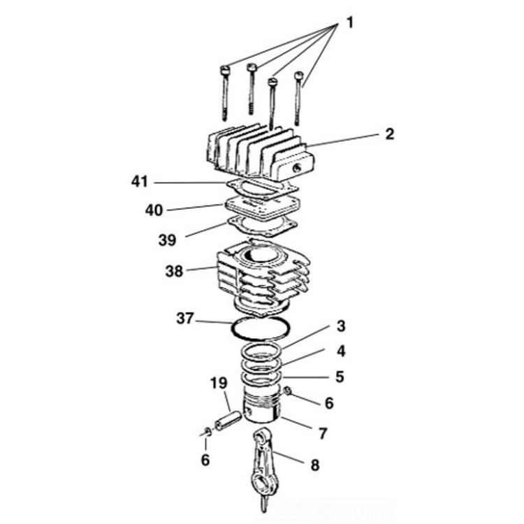 Upper Piston Ring - Durable Replacement for Enhanced Performance and Reliability