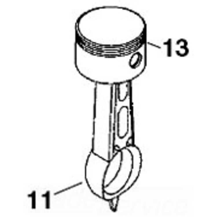 Piston - Compact 5" Length, 3.5" Width, 3" Height for Efficient Performance