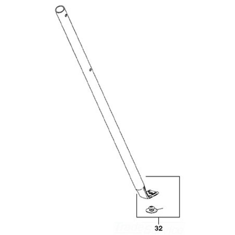 Rear Leg Assembly for Enhanced Stability and Support in Equipment Setup