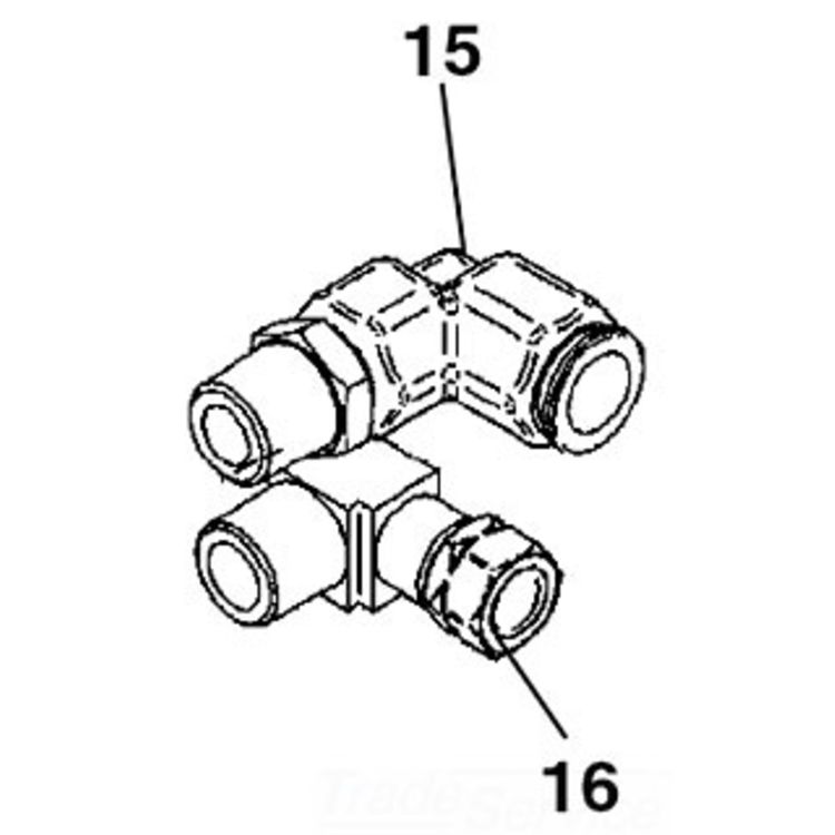 Elbow Compression Fitting - Durable, Leak-Proof Connection for Plumbing Applications