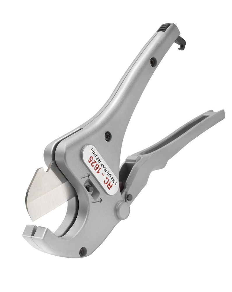 RC-1625 Ratchet Action Pipe Cutter, 1/2" - 1-5/8" Capacity, Quick-Change Blade, Ergonomic Grip