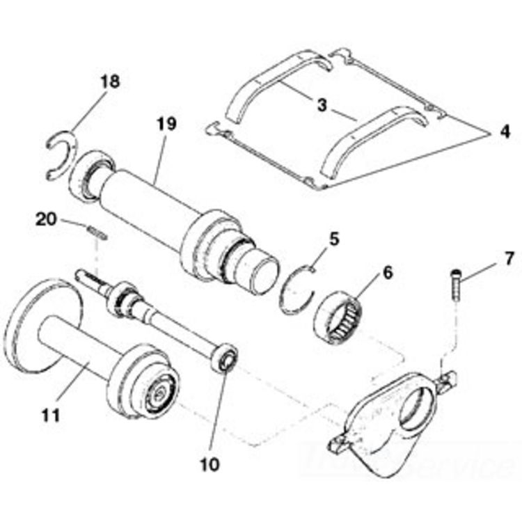 Input Shaft Assembly - Durable, High-Performance Replacement Part for Power Tools