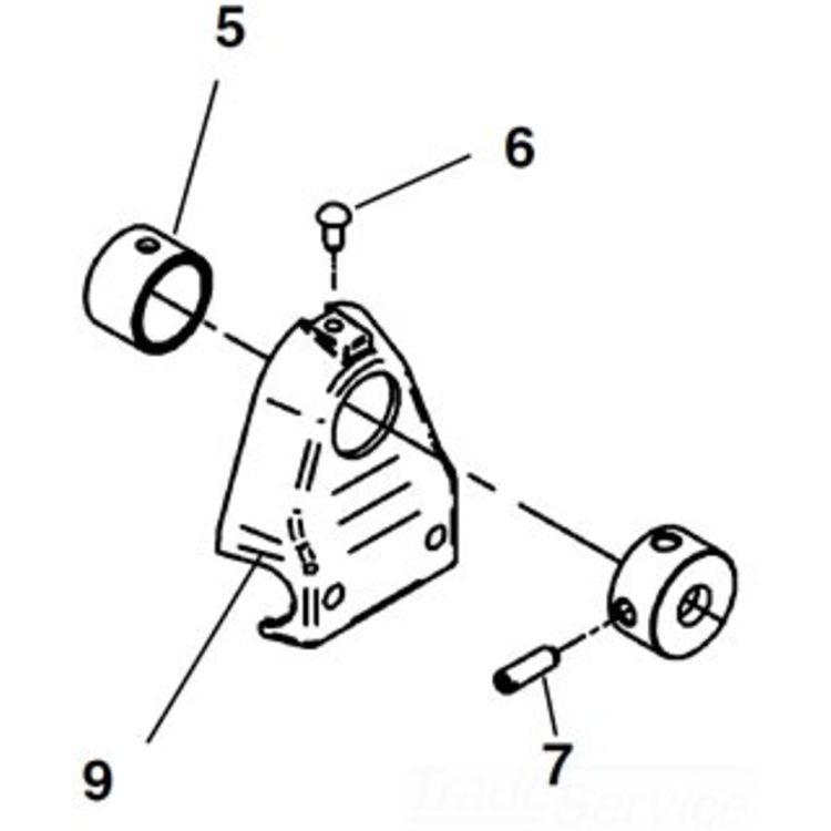 Steel Bearing Support for K-400 Drain Cleaning Machines - Durable & Reliable