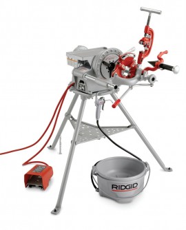 300AAC 230V Threading Machine - Compact Design, 24.5" L x 16.25" W x 46.5" H