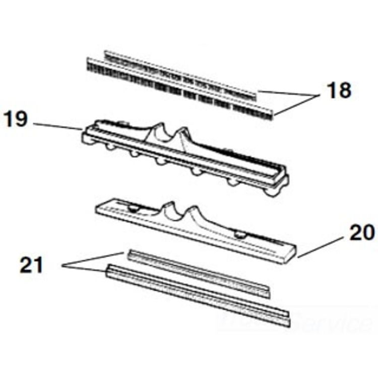 Squeegee Set - Long & Short Inserts for Efficient Cleaning and Maintenance