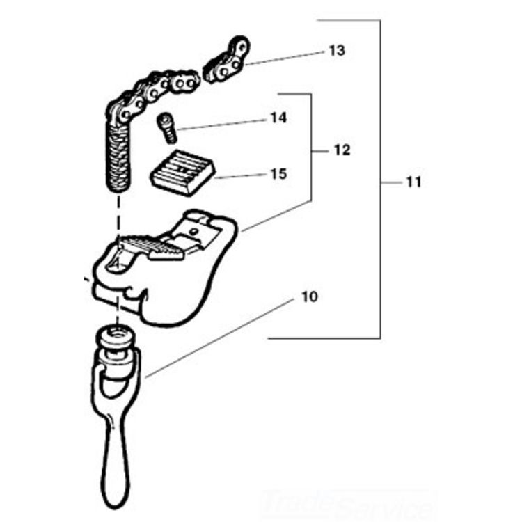 S6A Trunnion Wrench - Durable, Precision Tool for Efficient Pipe and Fitting Adjustments