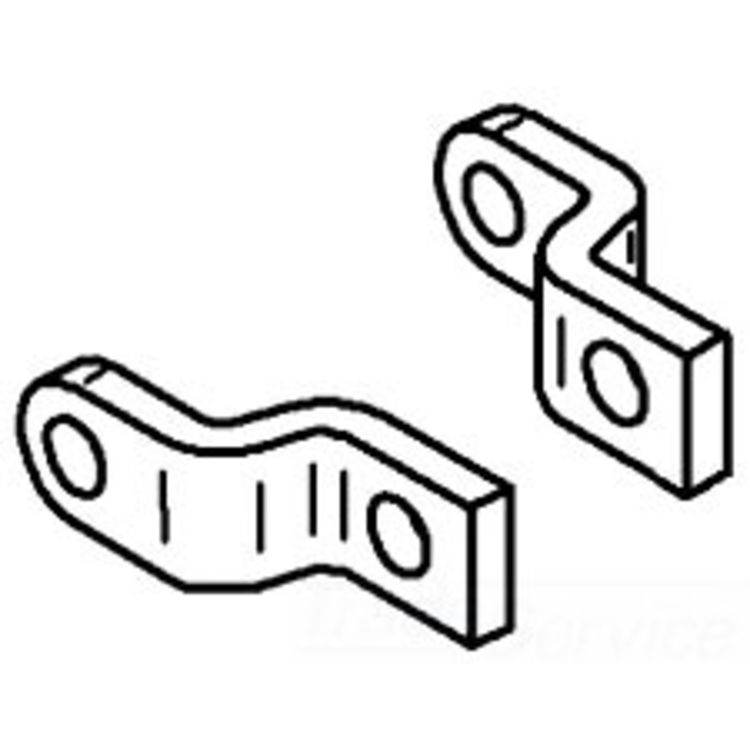 Wheel Bracket Set - Durable 2-Pack for Easy Mobility and Support