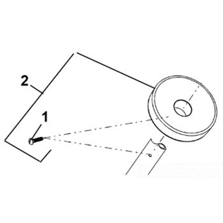 Stop Handle with Screw 206 - Durable, Reliable, Easy Installation