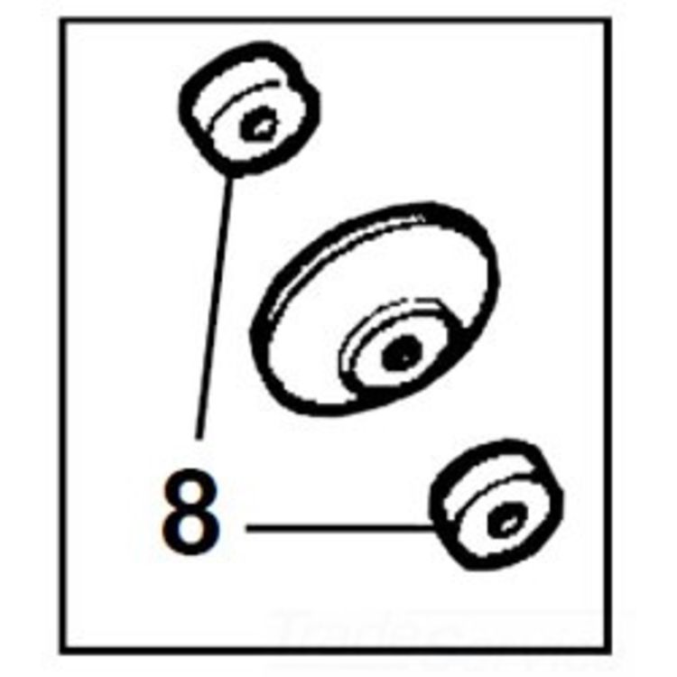 Pkg of 2 Durable Spacers for Enhanced Stability and Precision in Projects