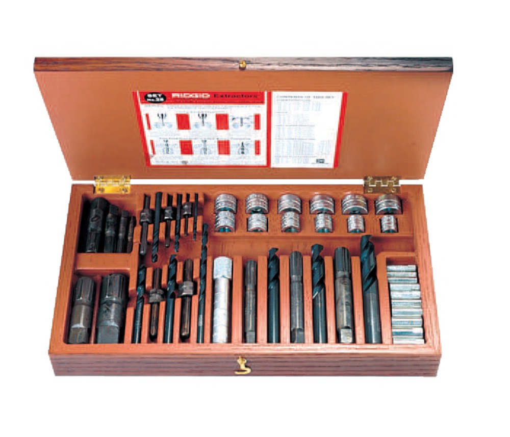 25-Piece Extractor Set for Easy Bolt and Screw Removal - Durable and Reliable Tools