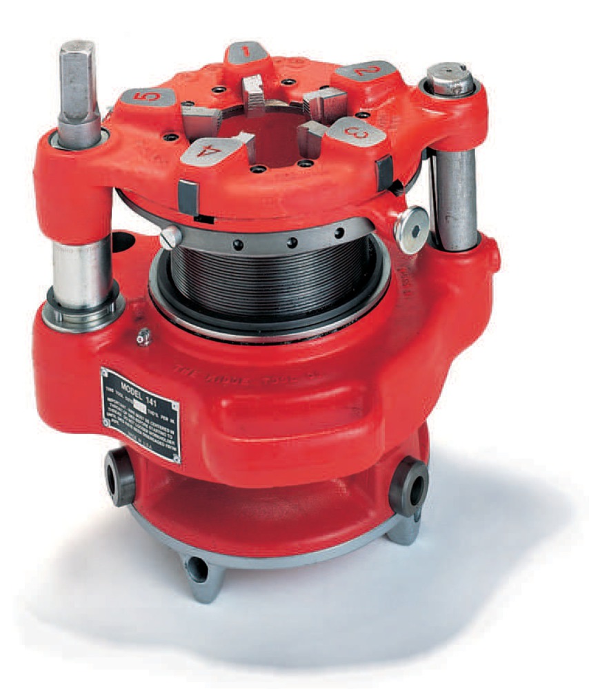 141 Receding Geared Threader for 2-1/2" to 4" Pipe - Precision Cutting Tool