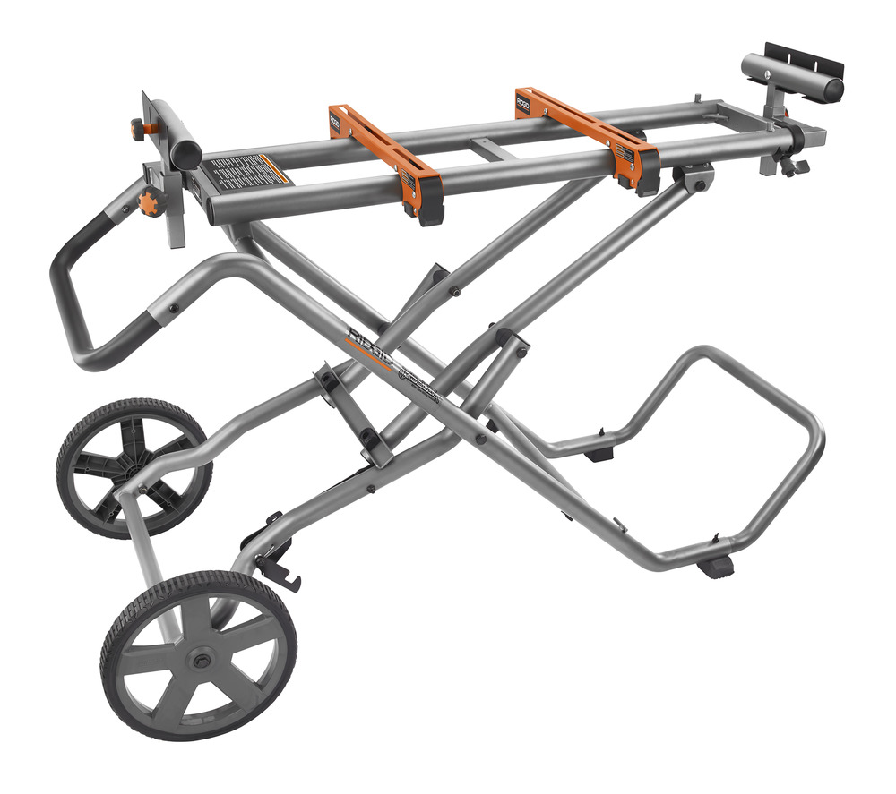Miter Saw Utility Vehicle - Compact 53" Length, 11" Width, 23" Height for Easy Transport