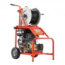 KJ-3100 Gas Jetter with Hose Reel - 3000 PSI, Cleans 2" to 10" Lines, Portable & Powerful