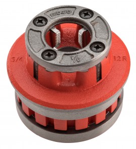 12-R Die Head for 3/4" NPT Pipe Threading - Durable and Reliable Tool for Precision Work