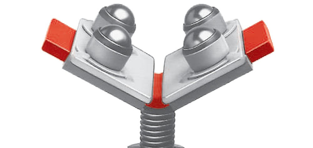 Ball Transfer Heads Set, 12" Max Pipe Capacity for Smooth Material Handling