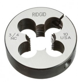 3/4"-10 UNC Button Die for Precision Threading - Durable Steel Construction