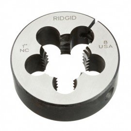 1" - 8 UNC Button Die for Precision Threading - Durable Steel Construction