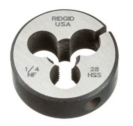 1/4"-28 UNF Button Die - Precision Cutting Tool for Threading and Repair