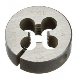 5/16"-24 UNF Button Die for Precision Threading - Durable Steel Construction