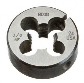 Manual Threader Pipe & Bolt Die, 3/8"-24 UNF, Compact 4.5" x 6" Design