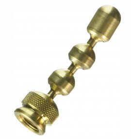 H-104 Drop Head Drain Cleaning Nozzle, 1/8" NPT, Stainless Steel Construction