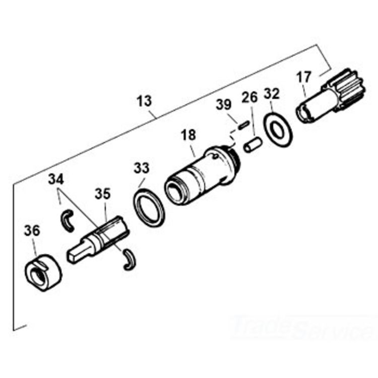 Pinion Shaft 161 - Durable, Precision Engineered for Optimal Performance