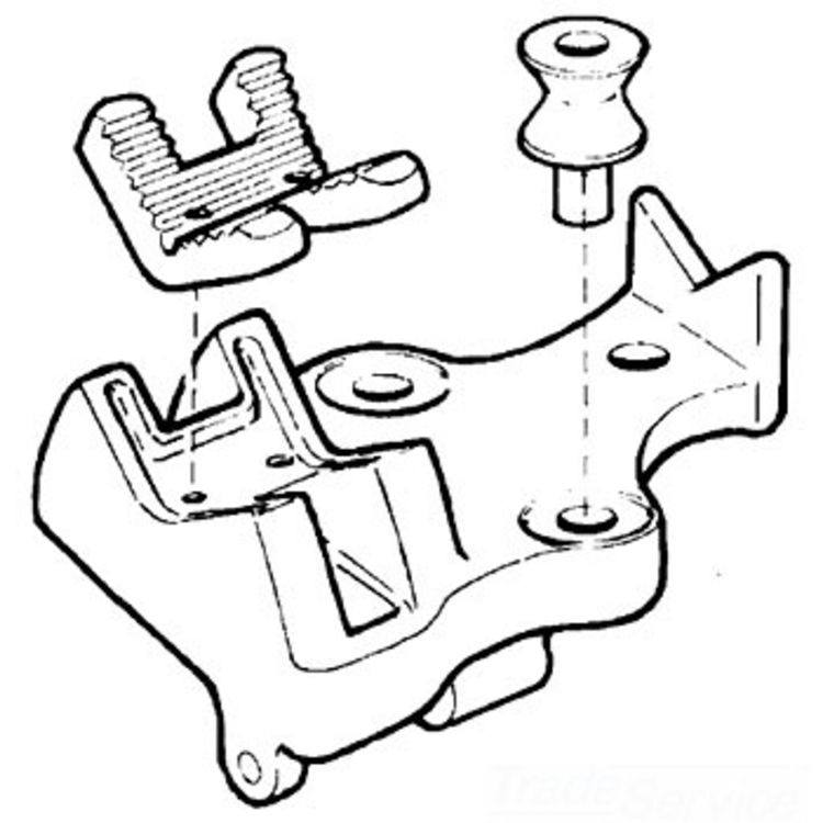BC4A Vise with Spools - Durable Base for Secure Workholding and Precision Tasks