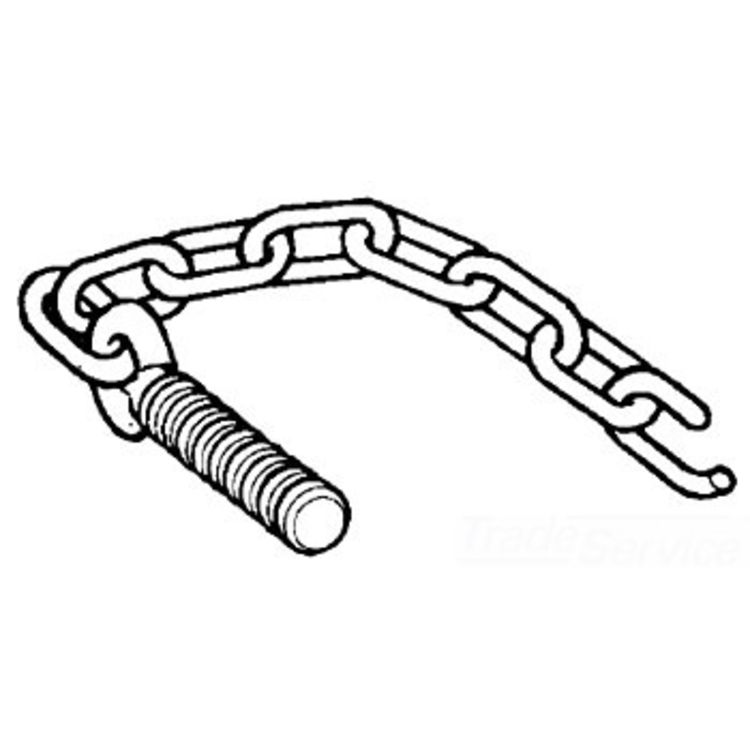 Heavy-Duty Chain with Eyebolt - Durable Coil for Secure Lifting and Rigging Applications