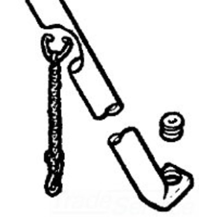 Heavy-Duty Chain Assembly for Secure Leg Support and Stability