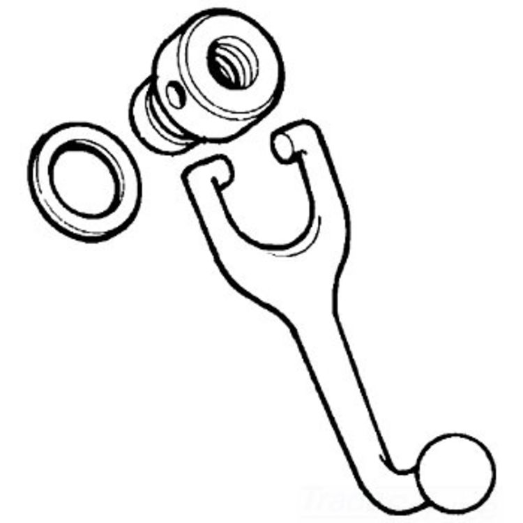 BC210 Handle with Nut - Durable, Ergonomic Design for Enhanced Grip and Control