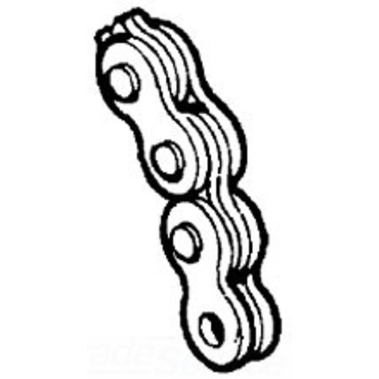 Link Chain for Bench Chain Vise, 7 3/4 in Length, Compatible with Model 40210