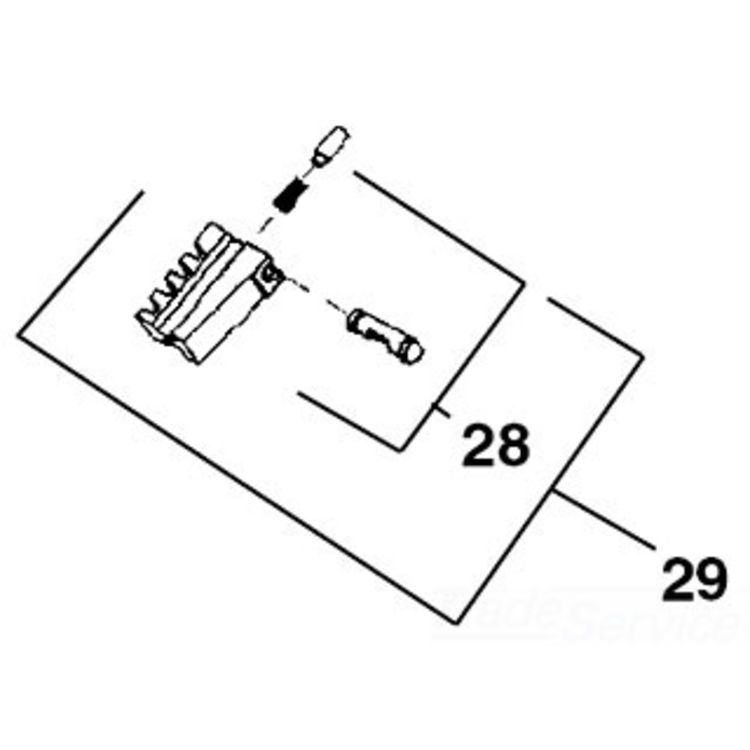 Chuck Jaw Set for 535 Pipe & Bolt Threading Machine - 3 Pieces, Compatible with Series 300