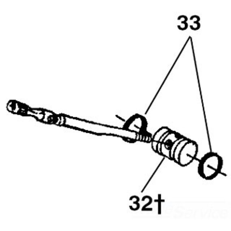 Oil Shut-Off Plug for 535 Pipe & Bolt Threading Machine - Pivot Plug Compatible 41910