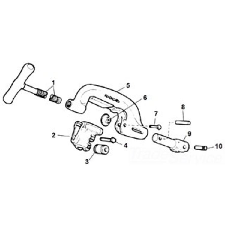 Retaining Pin for 300 Compact Pipe & Bolt Threading Machines - Compatible with Series 300