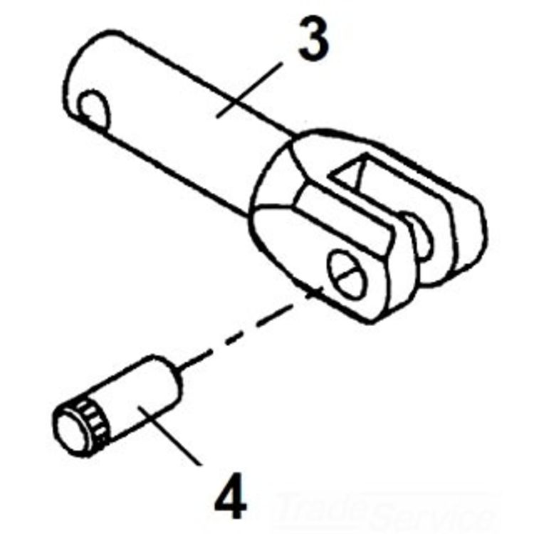 Hinge Pin 360 for 300 Series Pipe & Bolt Threading Machines - fits models 15682-67182
