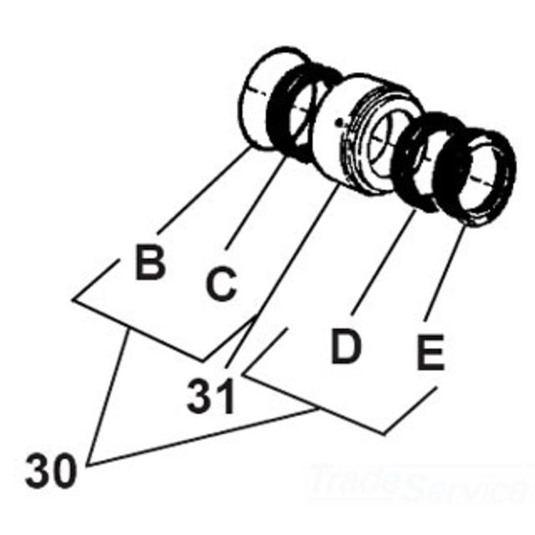 Plunger Seal Kit for KJ1250/KJ1350 - Durable, Reliable, and Easy to Install