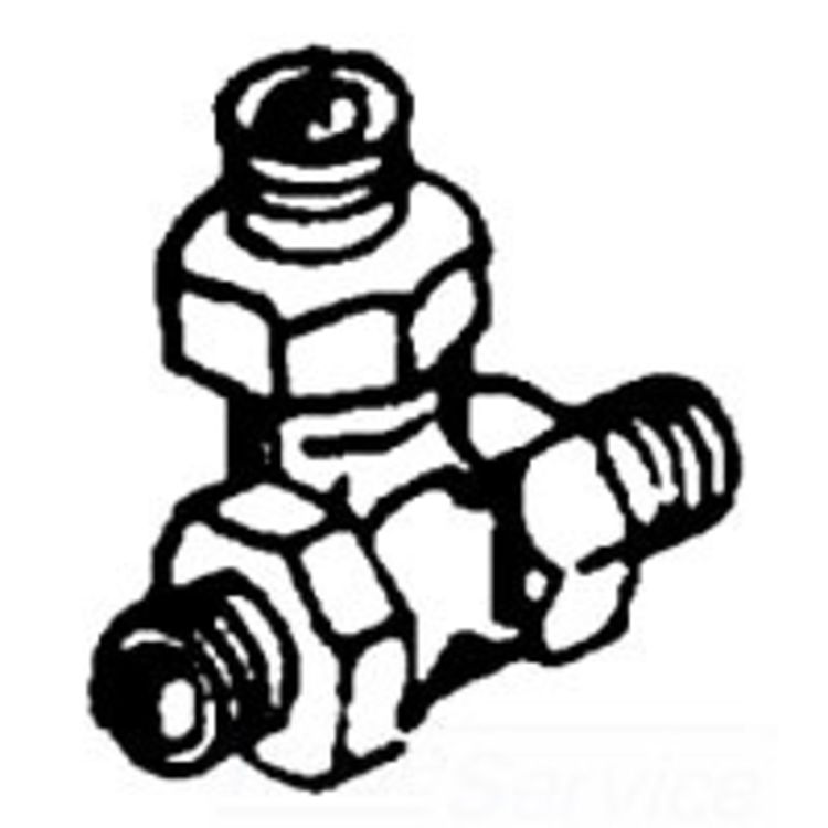 Male 3/8" NPT Tee Fitting - Durable, 6" Overall Pipe Length, Reliable Connection