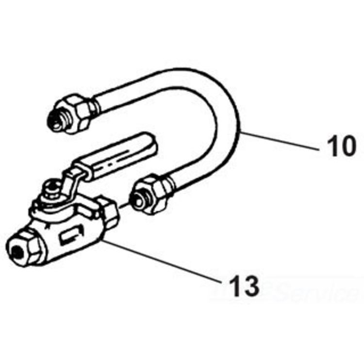 1/4" x 9" Durable Hose - Flexible, Lightweight, Ideal for Various Applications
