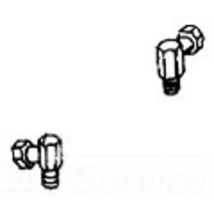 90-Degree Swivel Elbow, 1/4" NPT - Durable Brass Fitting for Versatile Plumbing Applications