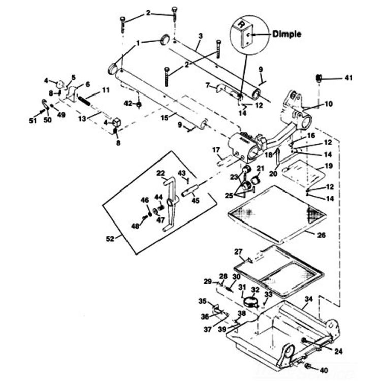 1224 Carriage Assembly - Durable, Precision Engineered for Reliable Performance