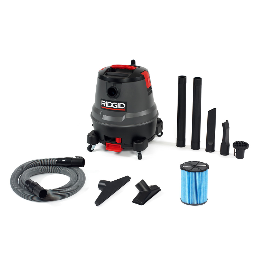 12G Red Mobile Vacuum - 1250 RV Power, Compact Design for Easy Portability