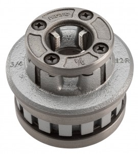12R 3/4" NPT Complete Manual Threading Die Head with Selected Dies for Pipe and Bolt