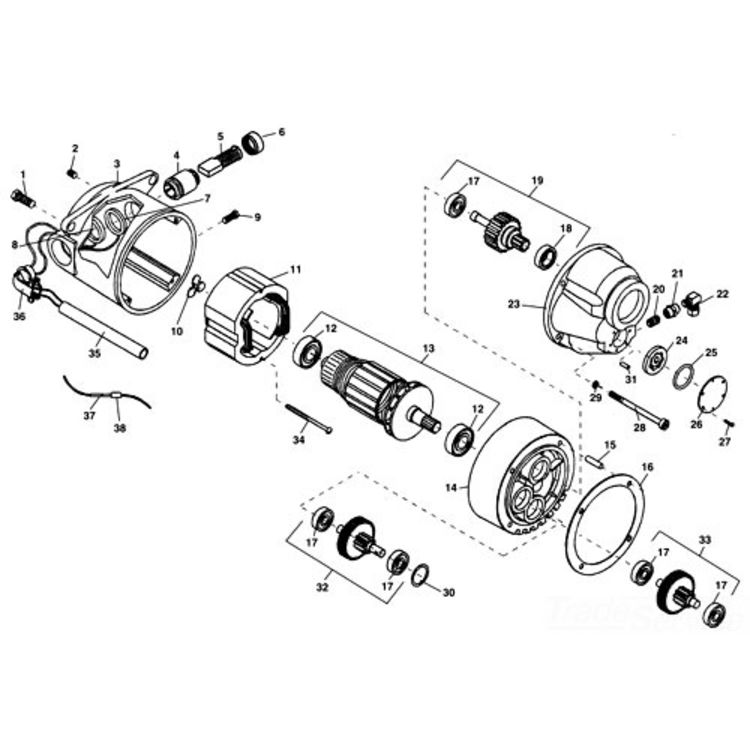 115V 3192R Motor - High Torque, Reliable Performance, Ideal for Heavy-Duty Applications