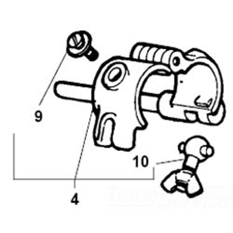 Holder with 87 Bushing - Compact Design, 7.3" L x 4.9" W x 4.4" H, Durable Construction