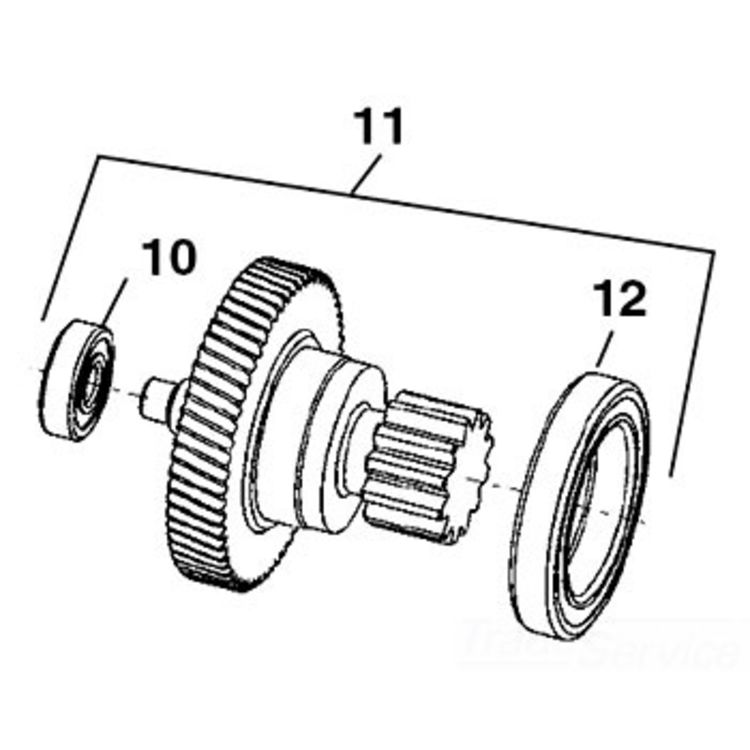 High-Performance Main Drive Gear Assembly for Power Tools - Durable Replacement Part