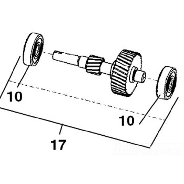 1st Intermediate Gear Assembly - Durable, High-Performance Replacement Part
