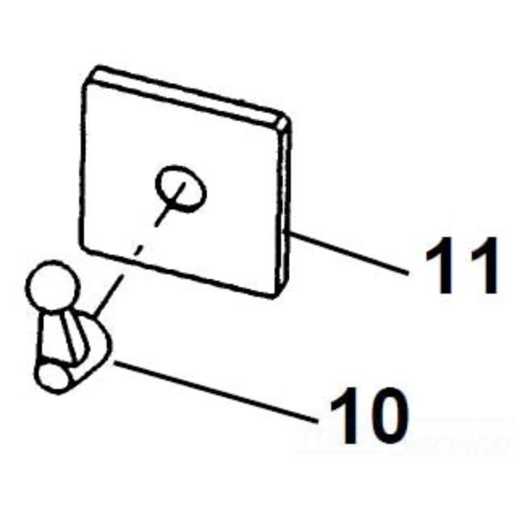 1822 Switch Knob - Durable Replacement Part for Reliable Performance